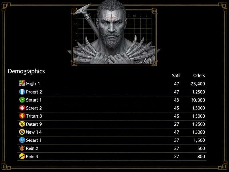 Idli Imperator Player Demographics Chart